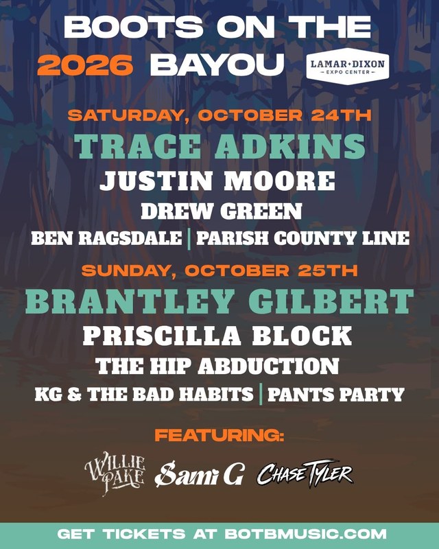 Image for Boots On The Bayou Music Festival