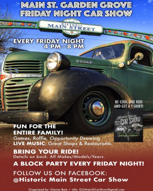 Image for Historic Main Street Garden Grove Friday Night Cruise