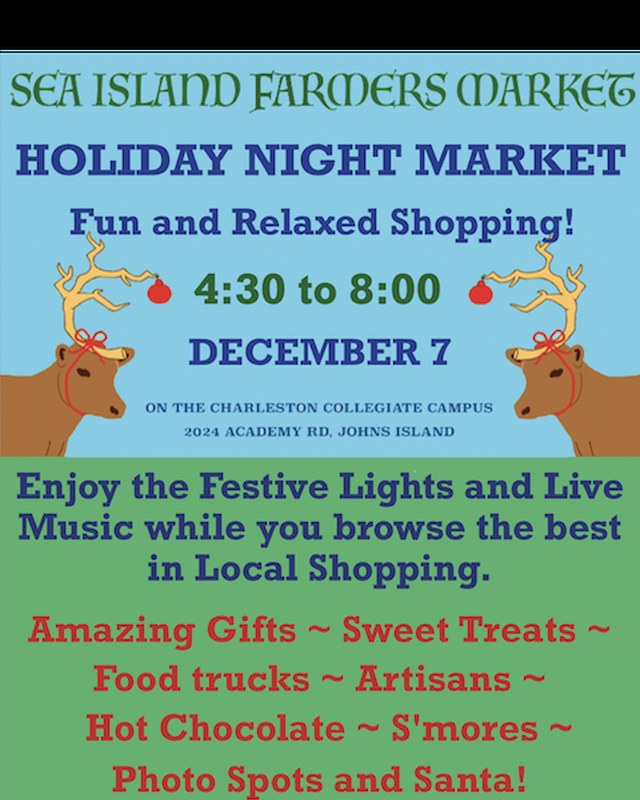 Image for Sea Island Farmers Market Holiday Night Market