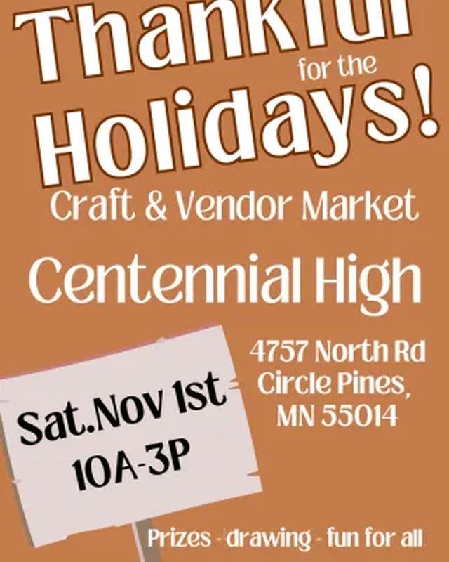 Image for Thankful for Holidays Craft & Vendor Fair