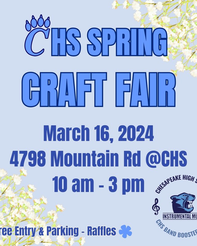 Image for Chesapeake High School Spring Craft Fair