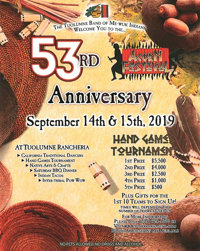 Image for Annual Me-Wuk Indian Acorn Festival