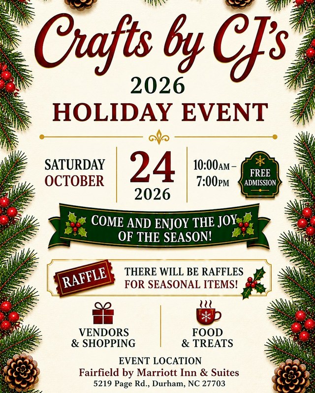 Image for Crafts by CJ's 2026 Holiday Fair