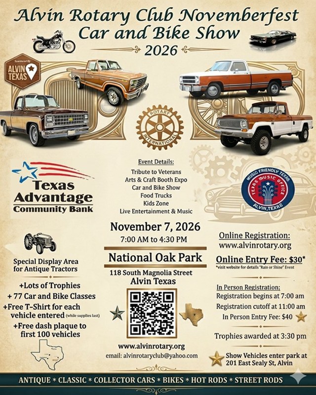 Image for Alvin Rotary Novemberfest (22nd Annual)