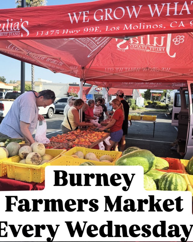 Image for Burney Certified Farmers Market (Wednesday)