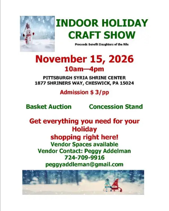 Image for Indoor Holiday Craft Show