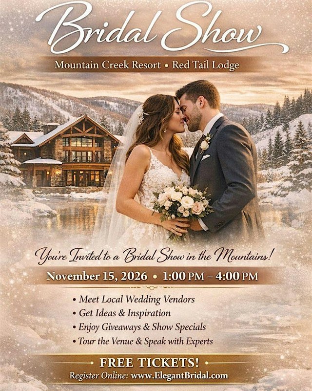 Image for Bridal Expo at Mountain Creek Resort Red Tail Lodge