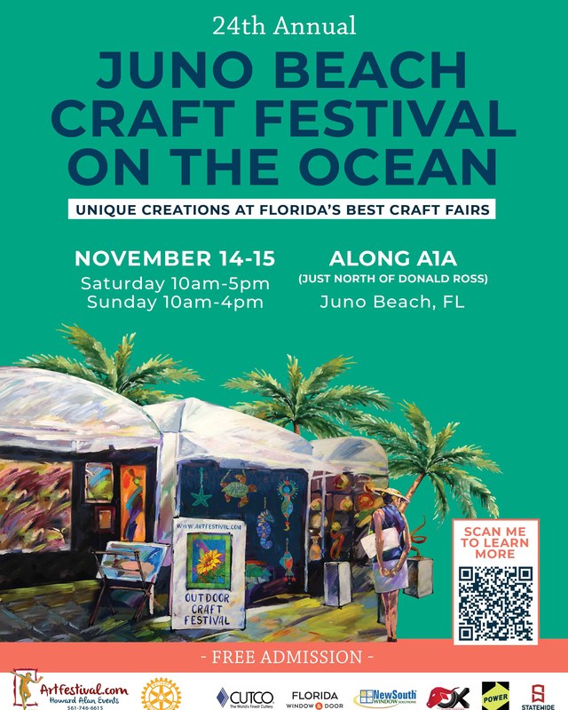 Image for 24th Annual Juno Beach Craft Festival on the Ocean