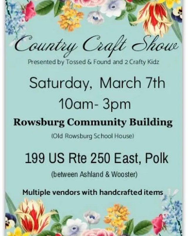 Image for Country Craft Show presented by Tossed & Found and 2 Crafty Kidz