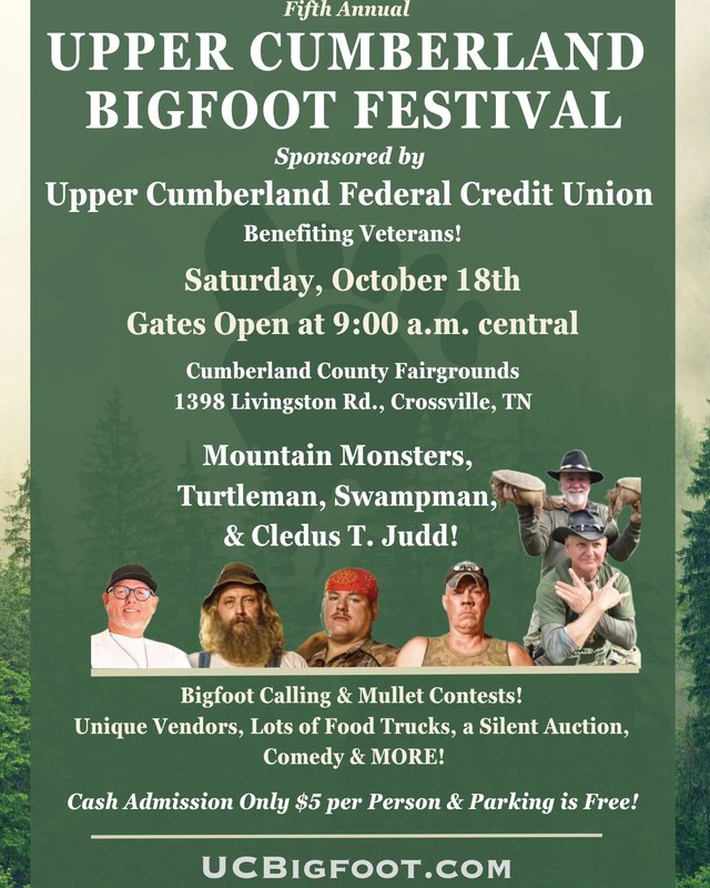 Image for Upper Cumberland Bigfoot Festival