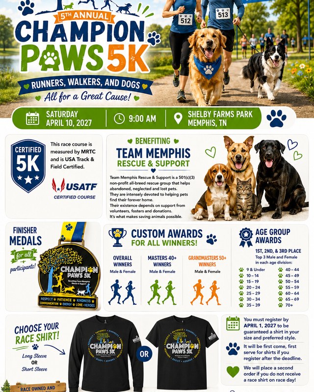 Image for Champion Paws 5K