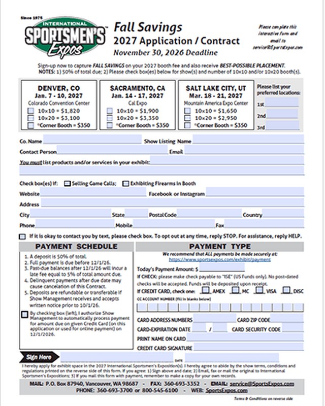 Image for Denver Hunting, Fishing & Outdoor Expo (International Sportsmen's Exposition Denver)