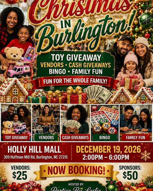 Image for CHRISTMAS IN BURLINGTON EXPO & TOY GIVEAWAY!