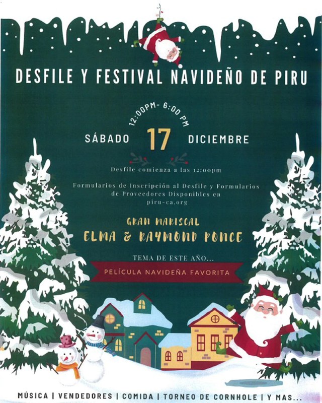 Image for Piru Christmas Parade and Festival