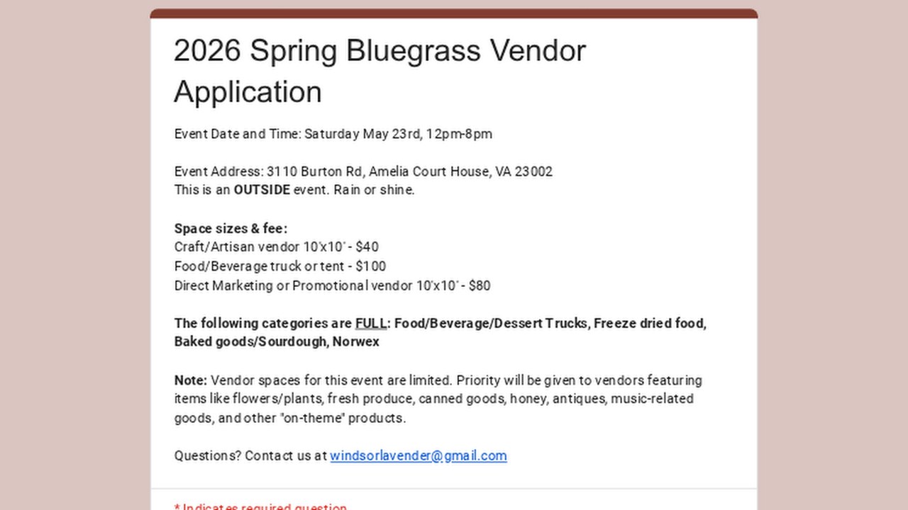 Image for Spring Bluegrass Festival