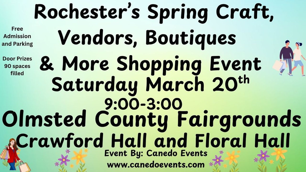 Image for Rochester's 2027 Spring Craft, Vendors, Boutiques and More Shopping Event