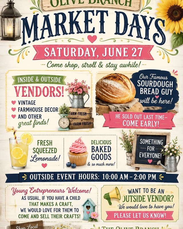 Image for Ballard Market Days at The Olive Branch