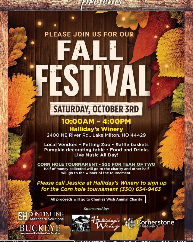 Image for Fall Festival at Halliday's Winery