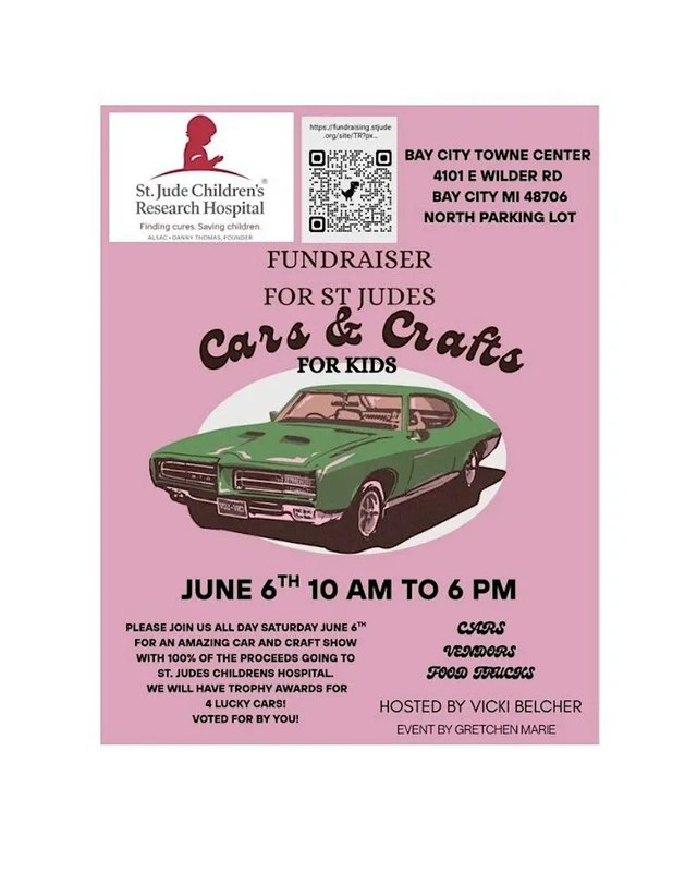 Image for Car & Crafts for Kids! A St Jude Fundraiser