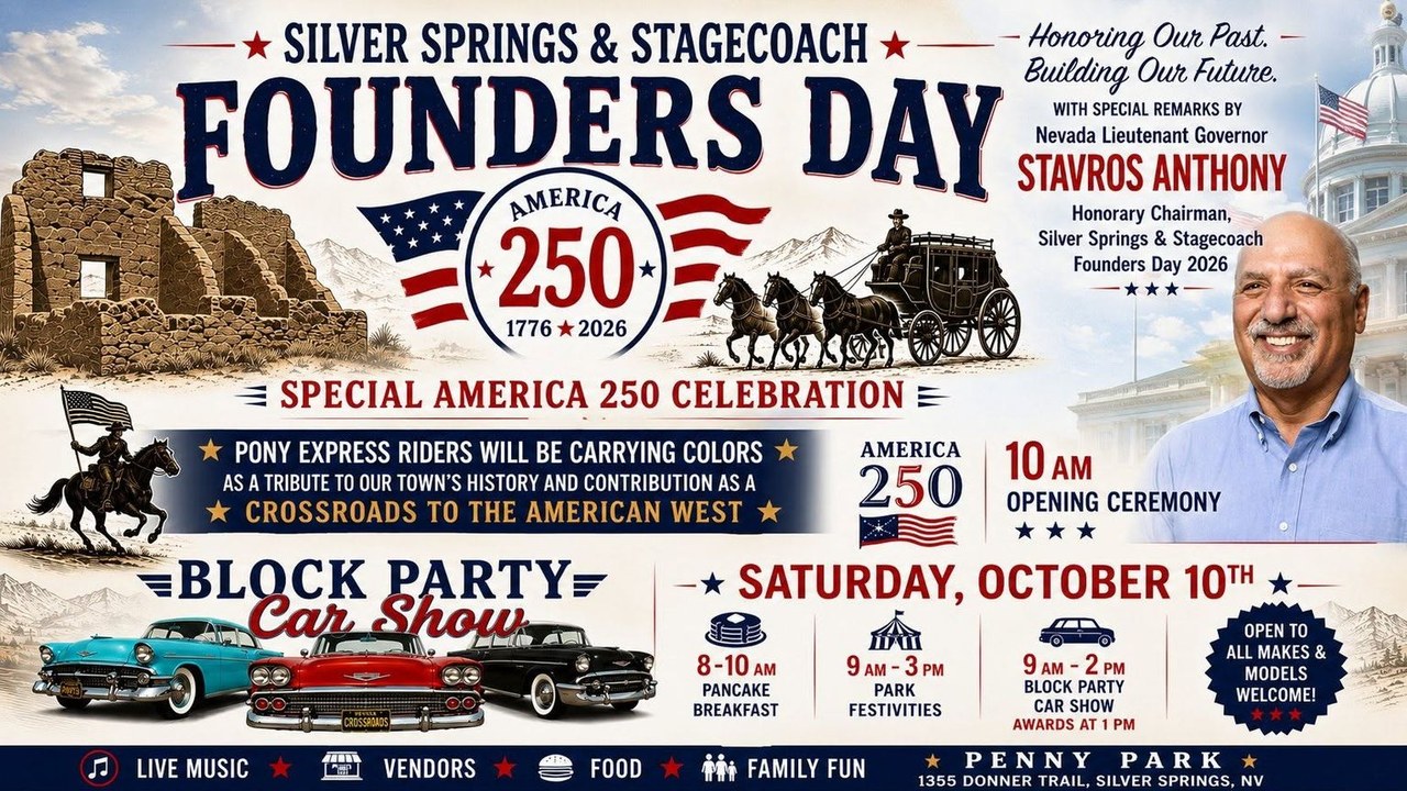Image for Silver Springs & Stagecoach Founders Day 2026