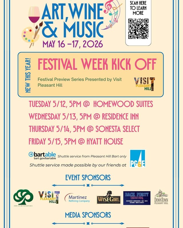 Image for Pleasant Hill Art, Wine & Music Festival