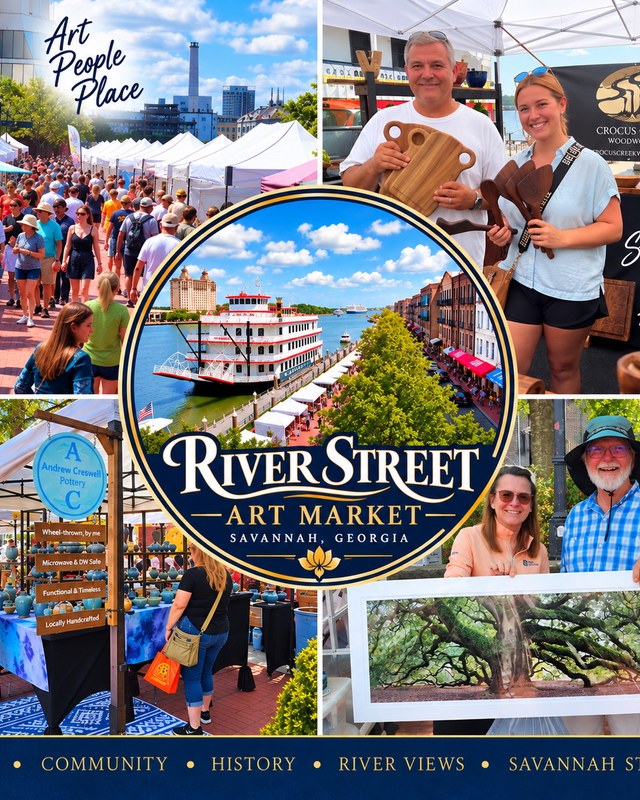 Image for Savannah River Street Art Market 2026 October 16-17-18