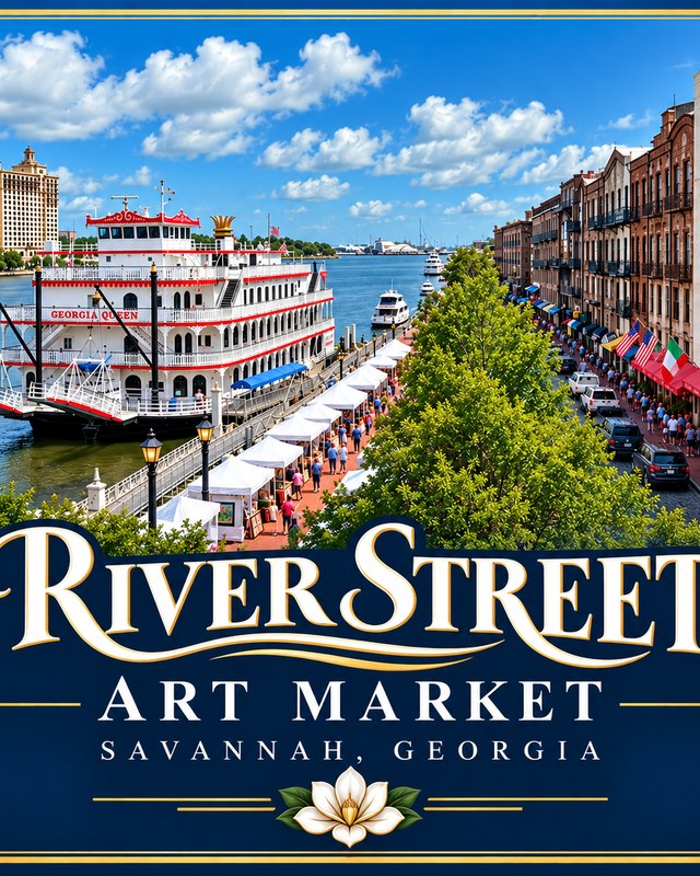 Image for Savannah River Street Art Market 2026 December 4-5-6