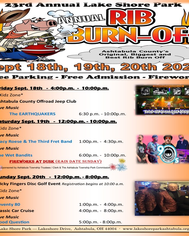 Image for 23rd Annual Lake Shore Park Rib Burn Off