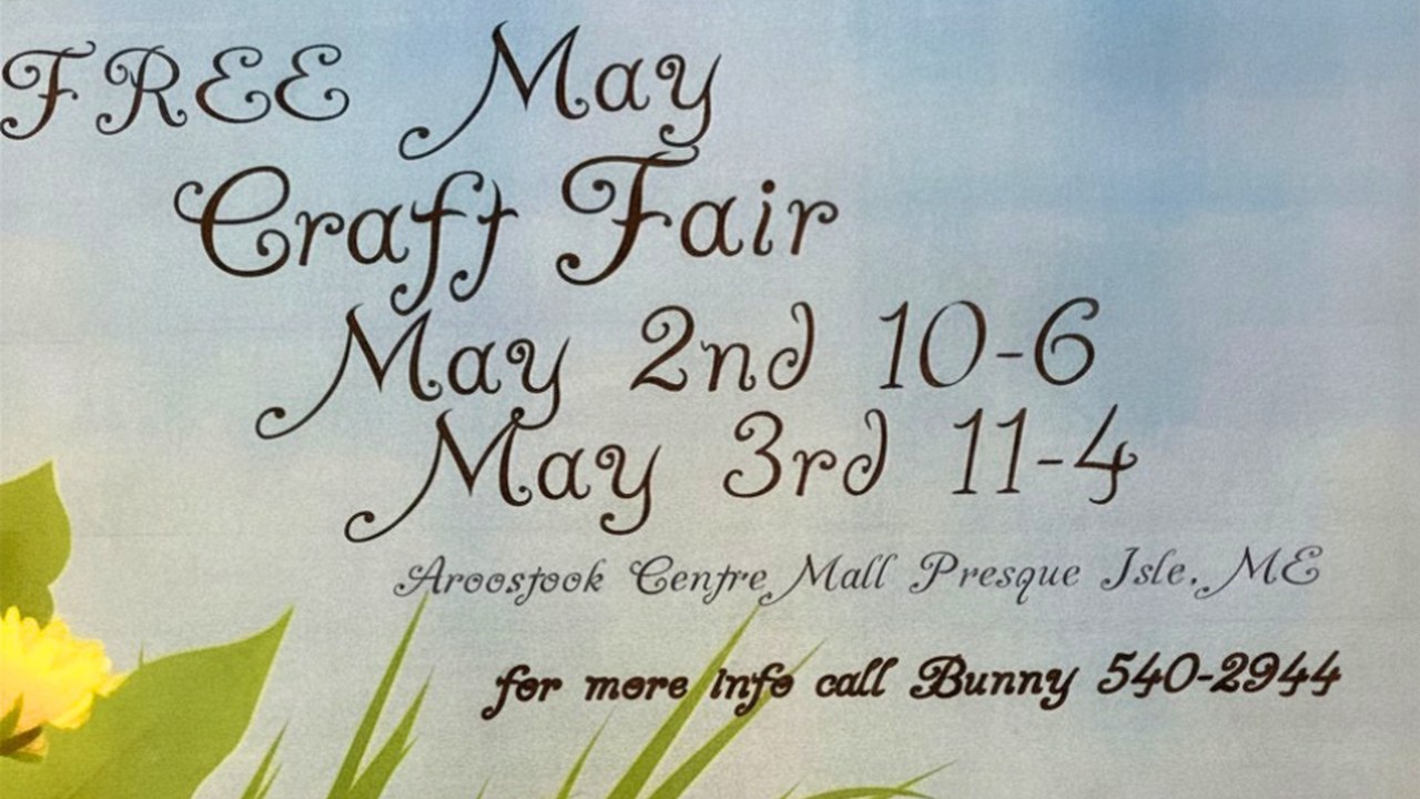 Image for Spring Craft Fair at the Aroostook Centre Mall
