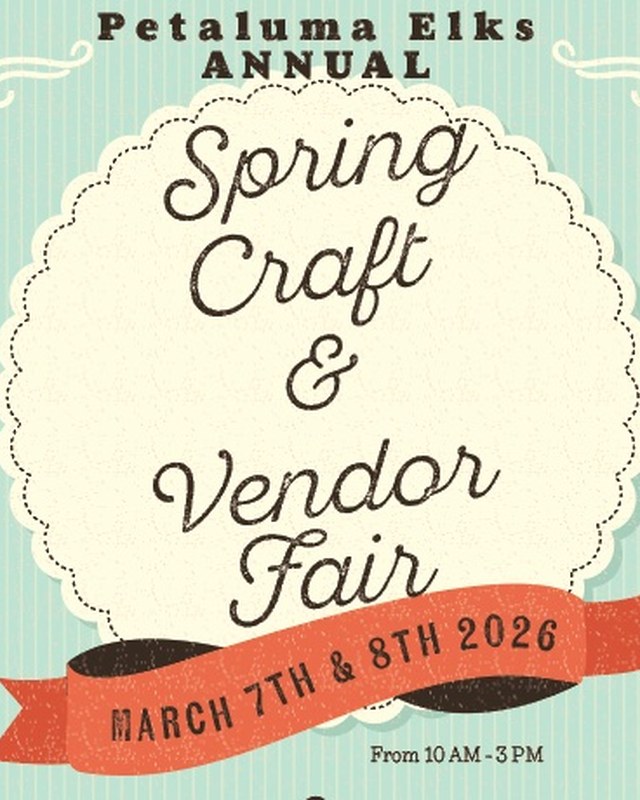 Image for Petaluma Elks 2026 Spring Craft & Vendor Fair