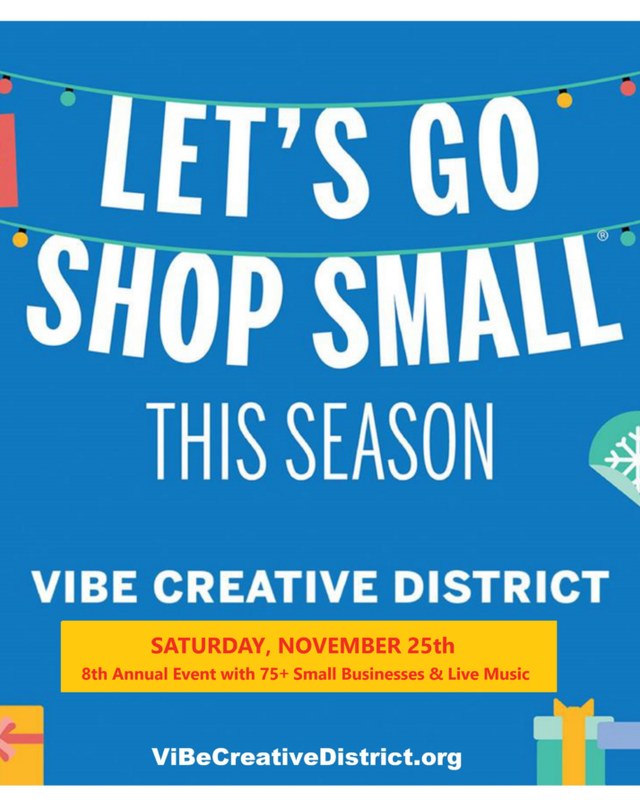 Image for Small Business Saturday in the ViBe District