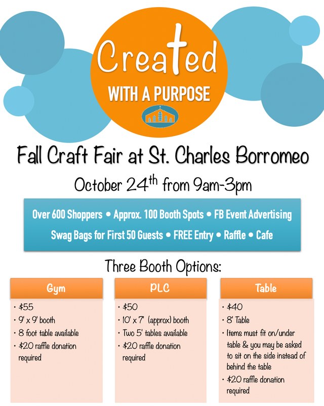 Image for St. Charles Borromeo Fall Craft Fair