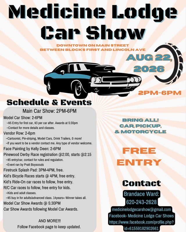 Image for Medicine Lodge Car Show