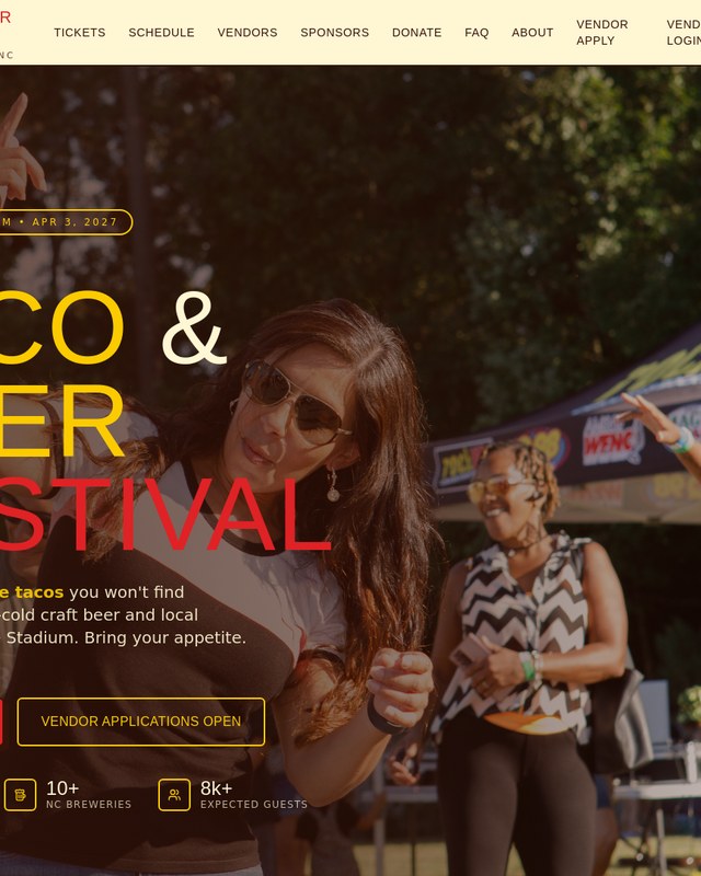 Image for 2027 Fayetteville NC Taco & Beer Festival
