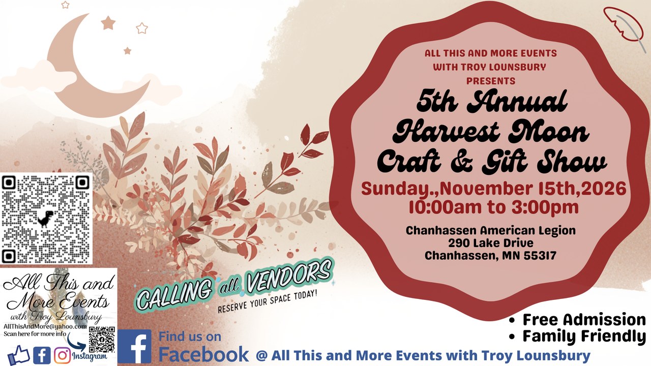 Image for 5th Annual Harvest Moon Craft & Gift Show