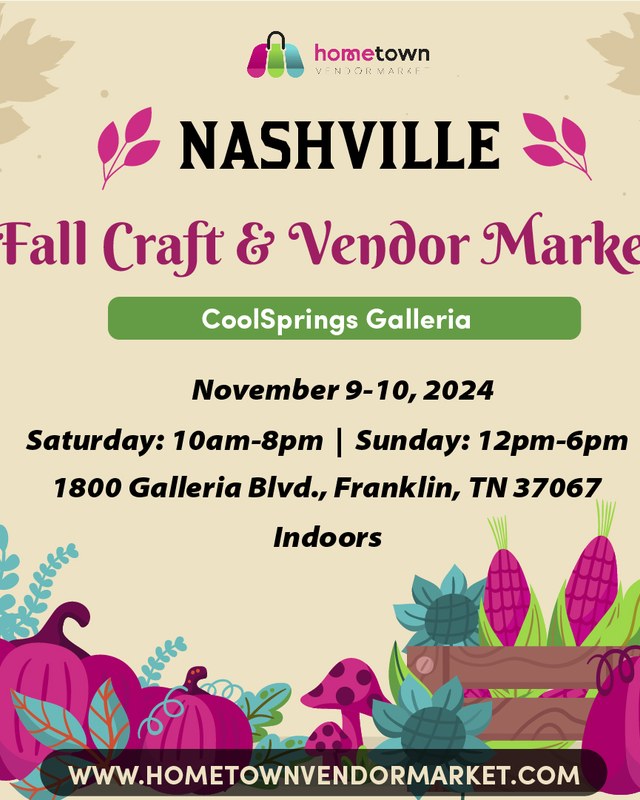 Image for Nashville Fall Craft & Vendor Market