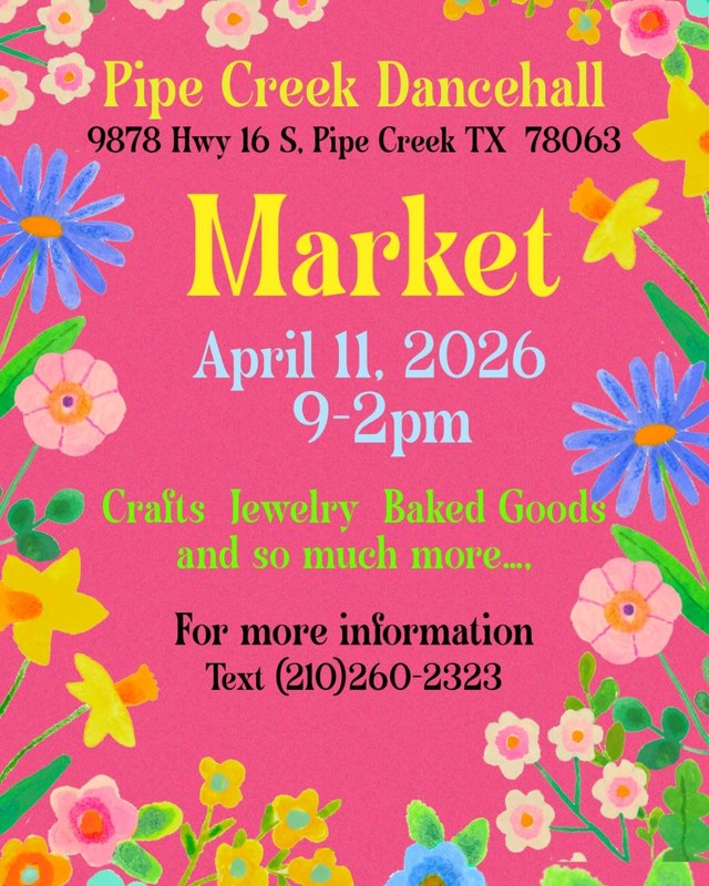 Image for Pipe Creek Dancehall Market Day