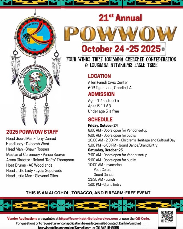 Image for Four Winds Tribe Louisiana Cherokee Confederation Pow Wow