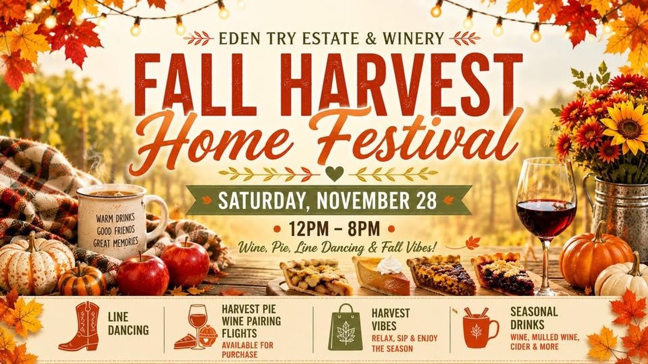 Image for Fall Harvest Home Festival at Eden Try Winery