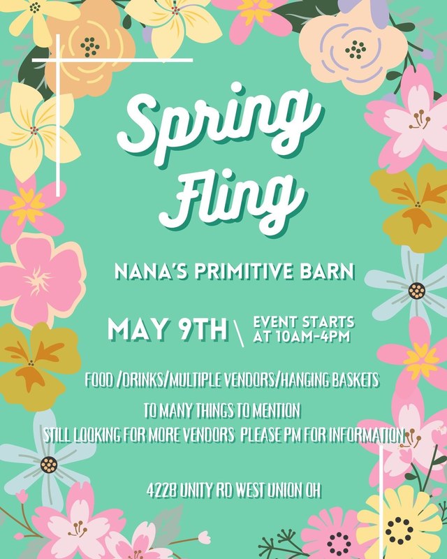 Image for Spring Fling @ Nana's Primitive Barn