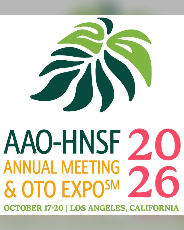 Flyer for AAO-HNSF 2026 Annual Meeting & OTO EXPO, October 17-20, Los Angeles, California