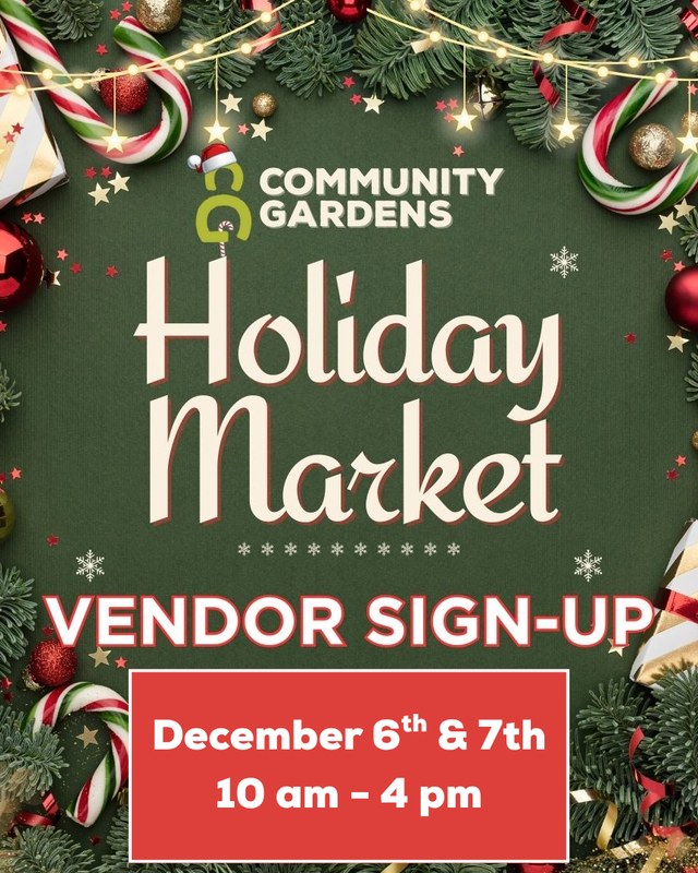Image for 8th annual Holiday Market at Community Gardens