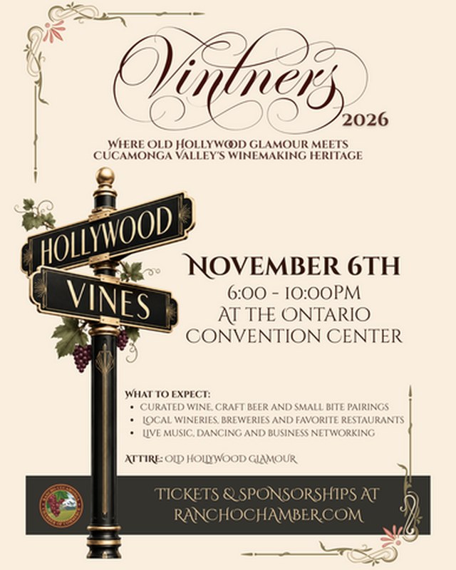 Image for Hollywood & Vines: The 2026 Vintners Celebration Gala