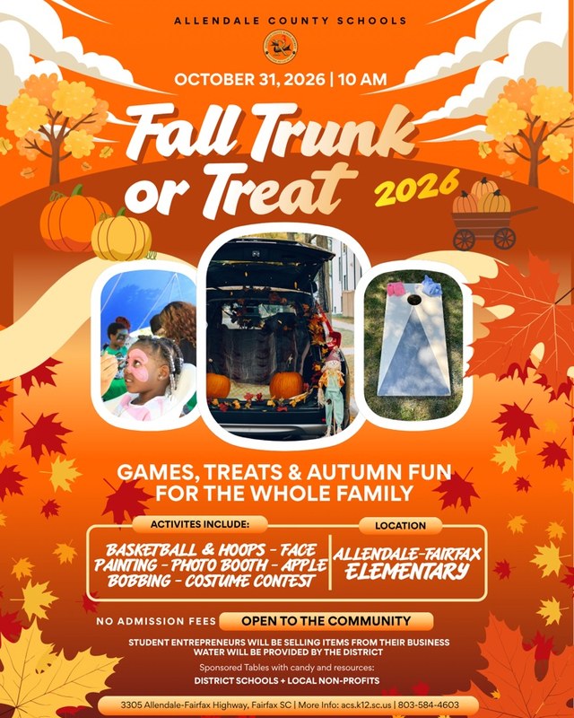 Image for Allendale County Schools Fall Trunk or Treat