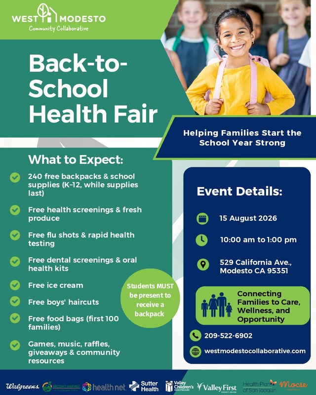 Image for Back to School Health & Resource Fair