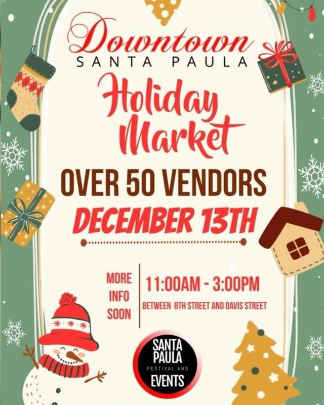 Image for Downtown Santa Paula Holiday Market
