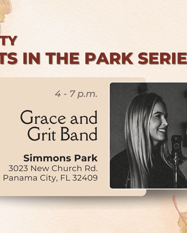 Image for Bay County Concerts in the Park — Simmons Park Concert (Grace and Grit Band)
