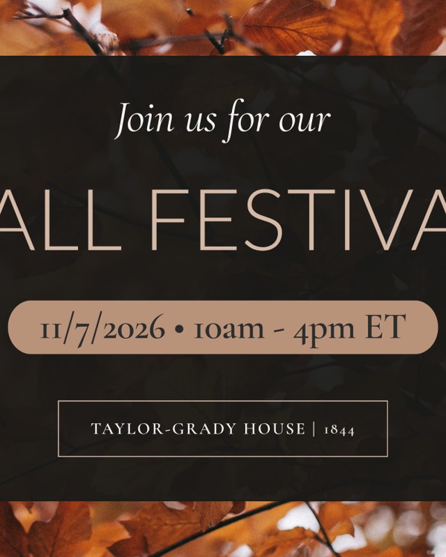 Image for Celebrate Fall Festival at Taylor-Grady House