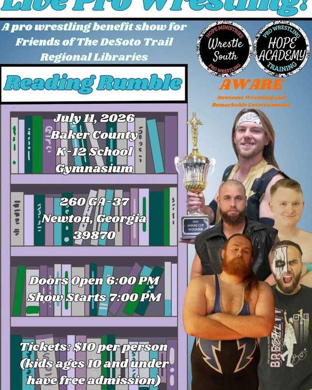 Image for AWARE/WrestleSouth presents Reading Rumble