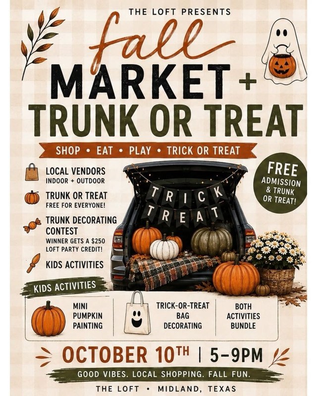 Image for Fall Market and Trunk or Treat at The Loft